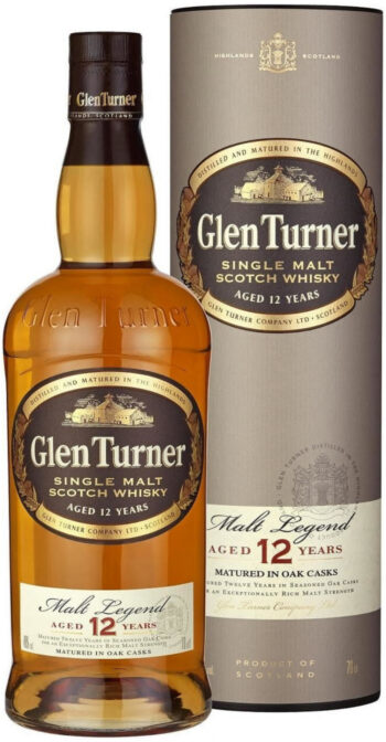 Glen Turner 12 YO Single Malt 70cl giftbox