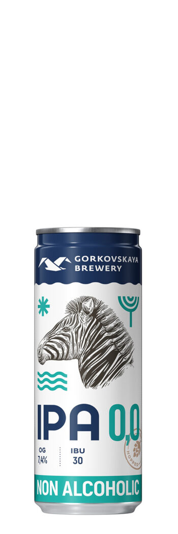 Gorkovskaja Brewery IPA Alcohol-Free beer 33cl CAN